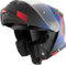 Bogotto H271 Wayke Klapphelm, schwarz matt/rot/blau, XL