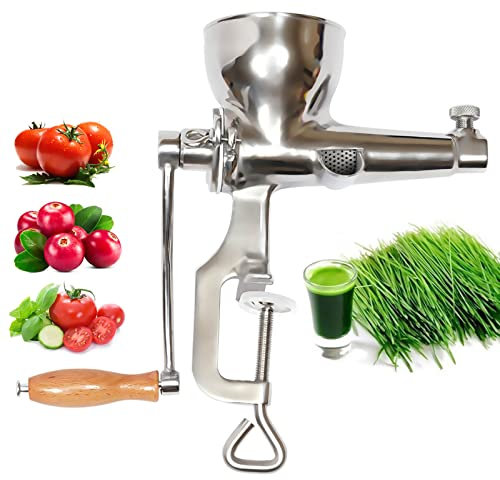 QuatoLuilo Exprimidor de hierba de trigo, exprimidor de verduras, exprimidor manual, exprimidor de frutas, exprimidor manual