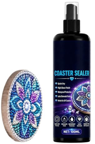 Colle Peinture Diamant Revêtement protecteur à séchage rapide 100 ml | Colle Adhésive Pour Œuvres D'Art Pour Puzzles, Œuvres D'Art, Projets DIY, Maison, Salle De Séjour, Chambre Et