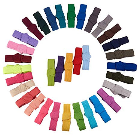 BENECREAT 34 Mt (37 Yards) 20mm Breite Flache Elastische Bandspule Nähbänder Gurtband Kleidungsstück Nähzubehör (1 Mt/Farbe)