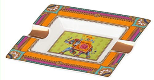 Germanus - Posacenere per sigari in vera porcellana, motivo: elefante