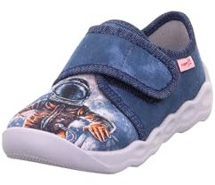 Superfit Jungen Bubble Hausschuhe, Blau Mehrfarbig 8000, 29 EU