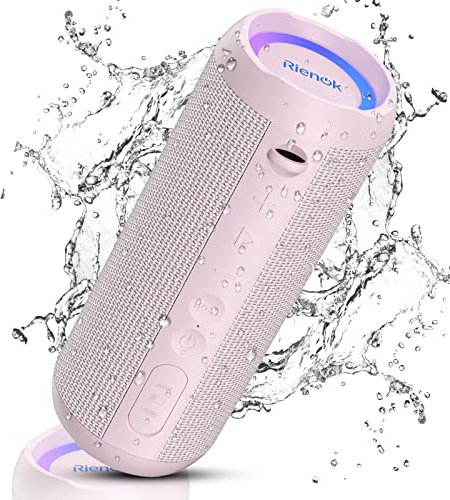 RIENOK Bluetooth Speaker Portable Wireless Bluetooth Speaker with 30W Enhanced Bass IPX7 Waterproof Bluetooth 5.3 Outdoor Speaker for Travel Sport