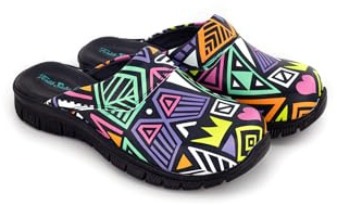 Terlik Sabo ComfortFlex ST274 Zuecos de Cuero Mules Zapatillas Zapatos Sabot, Mujer, Temática Mixta, EU 39