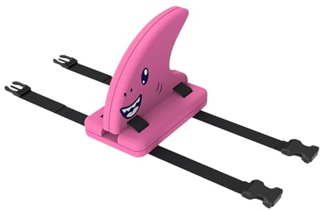 Pink EVA Kid's Shark Fin Back Float Board Shark Fin Swim Float For Kids Shark Fin Swimming Aid Shark Fin For Pool Swimming Shark Fin Float For Swimming Training, Pool Float Exercise Equipments