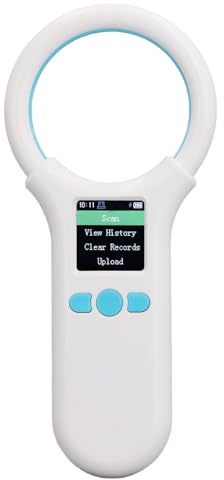 SUNGOOYUE Unterstützung für Verschiedene Protokolle. Tier-ID-Tag-Handscanner, Speicherfunktion, Tragbarer Haustier-Chip-Scanner, für Tierkliniken und Pflegesalons