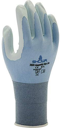 Showa 265 Lightweight Nitrile Assembly Grip Gloves - 8/Large - 1 Pair