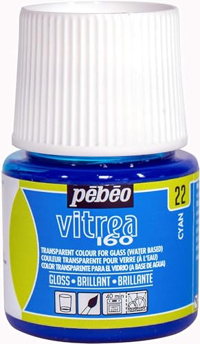 Pebeo Vitrea 160 Discovery Glossy 45ml Cyan