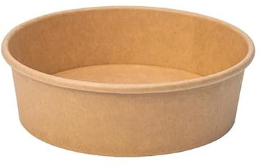 ECOPICNIC Lot de 50 saladiers en Papier Kraft jetables 500 ML | Bol Alimentaire sans Couvercle pour salades à emporter, Plats Chauds ou froids, Vaisselle jetable pour repasBottom of Form