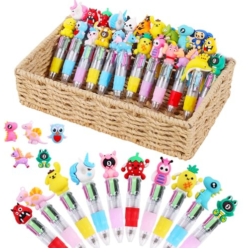 35 Pezzi Penne Multicolore Gel Colorate - Regalini Fine Festa Compleanno Bambini - Gadget Compleanno