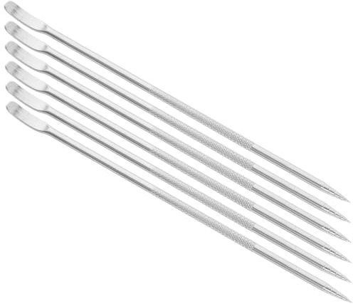 BIUDECO 6 Pezzi Penna per Arte del caffè in Acciaio Resistente Strumenti per Decorare caffè e Cappuccino Design Semplice e Portatile per Latte Art e Intaglio