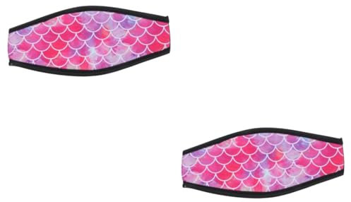 POPETPOP 2st Haarpflegeband Latentband Haarbandabdeckung Schwimmende Haarbänder Abdeckung Für Tauchmasken Riemenabdeckungen Für Schwimmmasken Tragbare Taucherbrillenhüllen Neopren