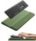 VAYDEER Set Ergonomique 3 pièces – Repose-poignet clavier, repose-poignet souris & tapis de souris en mousse à mémoire – Antidérapant, Confortable pour bureau et maison, Vert olive