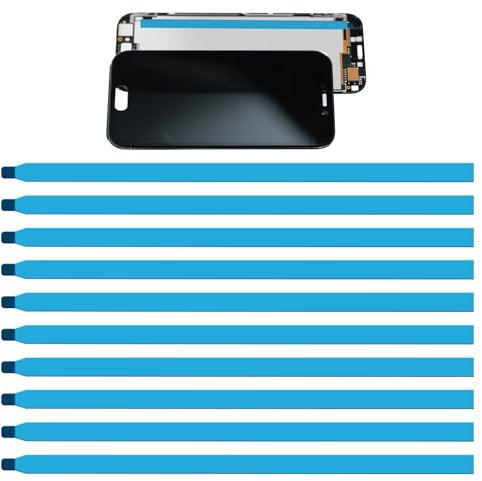 10 unidades de cinta adhesiva adecuada para pantallas LCD, cinta adhesiva para pantallas de ordenador portátil, cinta elástica para tabletas, teléfonos móviles, ordenadores portátiles, pantallas LCD