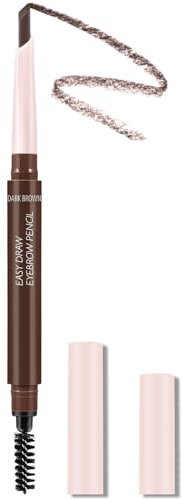 Eyebrow Pencil, Long-Lasting Natural Eye Brow Pencil Makeup-Tool Eyebrow Pen with Brow-Brush (Dark Brown)