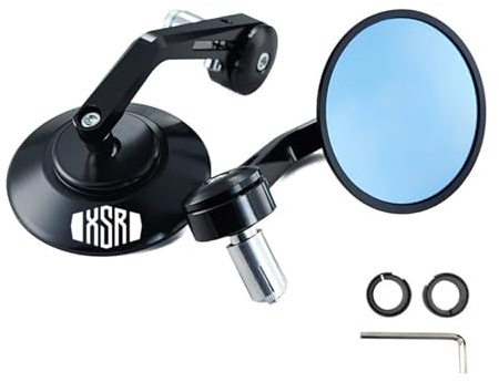 Espejos Moto Retrovisores Para YAM&AHA XSR700 XSR 700 XSR900 900 XSR125 155 1 ​​par De Espejos Retrovisores De 7,8'' Y 22 Mm Para Manillar De Motocicleta