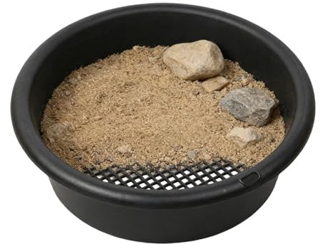 Generisch Setaccio per il giardinaggio, impilabile, in acciaio , per setacciare terra, piante in vaso, rocce e minerari