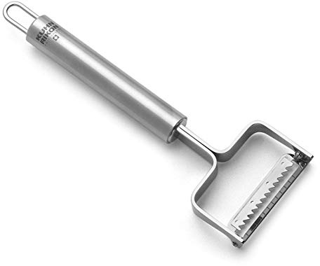 Kuhn Rikon Julienne Peeler with Blade Protector, Stainless Steel Handle