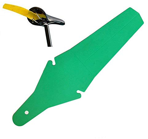 BlueSunshine Fahrrad-Schutzblech, zusammenklappbar, für Rennräder, Mountainbike, Fahrrad, Reifen, Hinterrad, Fahrrad-Zubehör, grün