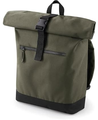 COOZO Roll-Top Sac à dos - Vert militaire - Taille Unique