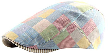 Casquette Béret Plate Homme Été Vintage - Chapeau de Paille Running Sport - Cap Plage Traditionnel Classique