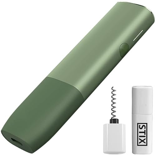 ILUMA ONE Tabakerhitzer MossGreen + Stixzieher - kompatibel mit IQOS TEREA