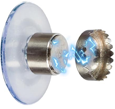 Jongyumo Porte Savon Douche À Ventouse, Porte Savon Aimanté, Porte Support Savon Douche, Porte Savon Magnetique, Conception Révolutionnaire, Utilisation Flexible, Super Cadeau