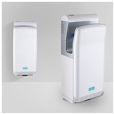 Secadores de manos Secador de manos de alta velocidad Secador de manos de inducción completamente automático Secador de manos rápido de chorro de motor dual de soplado manual de hotel 2000W para Inodo