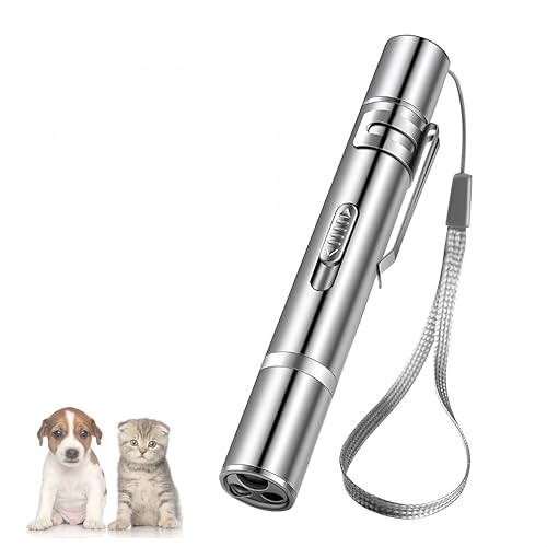 JARUFEE Cat Toys for Indoor Cats Adults, Interactive Toy for Cats and Dogs, Cat Toy With Led, Intelligent Electric Kitten Toys for Training Chasing Practice, USB charging