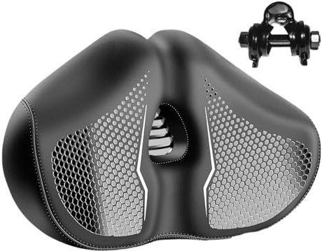 Generico Sella per Bici da Strada - Sella Traspirante per Uomo per Biciclette - Antiscivolo Imbottito,per Giovani Donne Ciclismo Allenamento Bici Cruiser