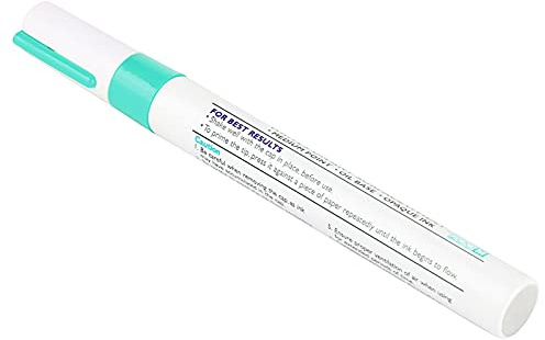 Baxnore 1 lápiz profesional para coche, pintura para neumáticos, bolígrafos para marcar, tinta duradera de secado rápido para vehículos, camiones, SUV, negro, rojo, azul, verde, am (Verde)