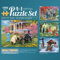 Bits and Pieces,4-in-1 Multipack 1000 Teile Puzzles für Erwachsene – Puzzles messen 50.8 cmx68.6 cm – 1000-teiliges Puzzle-Set – Days of Yore – Pferde, Jahreszeiten, Landschaft Puzzle von John Sloane