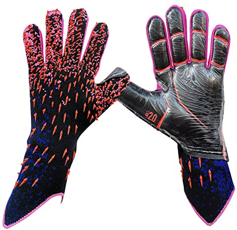 FASECKS Calcio Portiere Guanti Per Ragazzi bambini bambini adulti Calcio portiere kit Taglia 6/7/8/9/10