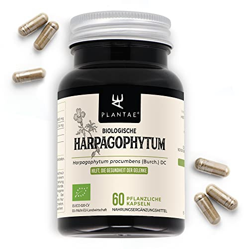 Harpagofito Ecológico * Plantae * 60 cápsulas vegetales * Antiinflamatorio natural + Salud Articular + Sistema Digestivo *