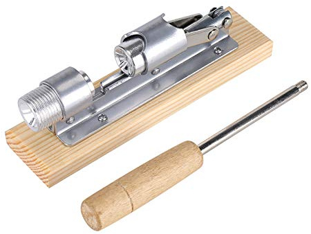 Abridor de Nueces Mecánico, Herramientas de Cocina, de Madera, Base de Escritorio, Grietas de Nueces, Posición de Tarjeta Ajustable Más Rápido y Fácil, Galleta de Nueces para