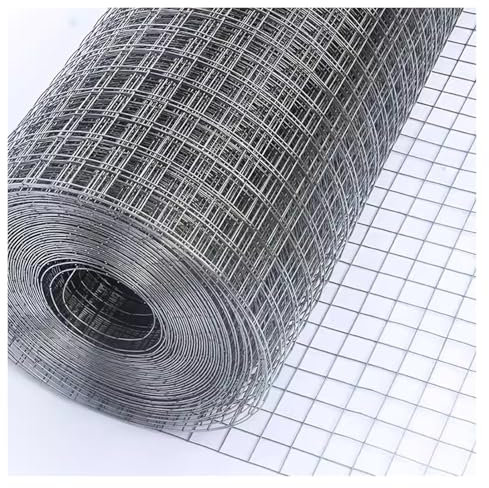 VXHCS 304 Edelstahl-Maschendraht, Tiergeflügelkäfignetz, 10mm/0,6mm Flexibles Kabelgeflecht, Garden Farm Treppendekornetz (0.5x8m)