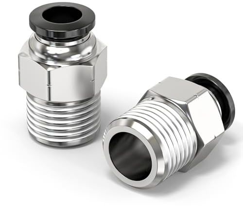 ERGAOBOY 2 stycken 10 mm x 1/4 tum BSP pneumatiska beslag