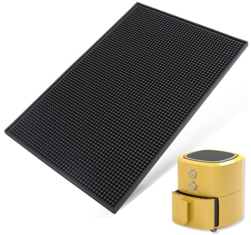 Tappetino Bar, Tappetino Scolapiatti, Antiscivolo Scolapiatti per Bancone Cucina Cocktail da Bar, Adatto per Bar o Angolo Bar per Casa, Utilizzato per Fissare Bicchieri da Vino 40X20cm