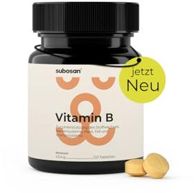 Vitamin B Komplex für Hunde - 120 Tabletten - Hochdosiert: Mit 8 B-Vitaminen (B1, B2, B3, B5, B6, B7, B9, B12) - Mit Tierärzten entwickelt, laborgeprüft & produziert in Deutschland