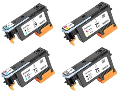 JHTRHZ 70 Print Head Compatible For Z3100 Z5200 Z2100 Z3200 Z5400 B9180 Plotter C9404A C9405A C9406A C9407A(1 SET 4PCS)