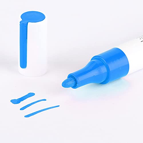 Pongnas Bolígrafo Profesional para Pintura de Neumáticos de Coche, Herramienta de Marcado de Superficies de (BLUE)