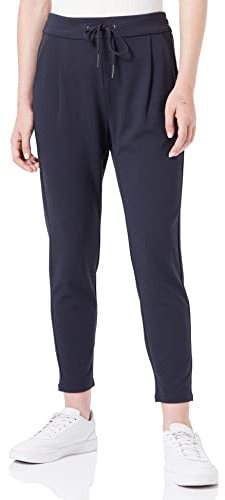 VERO MODA Damen Damen Bundfaltenhose Nachtblau XL (42) 30 Hose, Night Sky, XL / 30L EU
