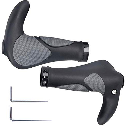 Wolfride Ergonomic Bicycle Handlebar Grips Bike Horn Grips for MTB