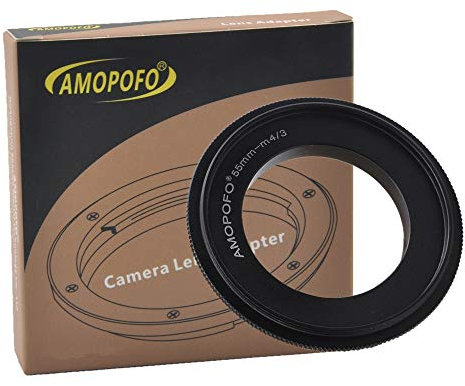 Micro 4/3 to 55mm Retroadapter/55mm-M4/3 Makro Umkehrring Ring,Kompatibilität Micro Four Thirds 4/3 Kamera,GX1 GF2 G1 GF1 G10,OM-D E-M10 II,Pen-F E-PM2 E-PL2,für Makroaufnahmen