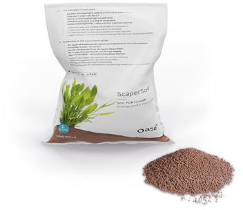 OASE 88043 ScaperLine Soil Akvarium Soil, Botten för växter, 3 L, brun, 1,5 mm – 3 mm korn