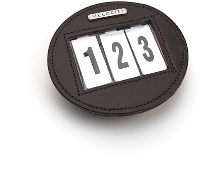Shires Velociti Bridle Number Holder - Havana