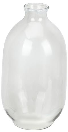 ERINGOGO Klarer Glasvase Im Retro-Stil Kleine Dekorative Blumenvase Für Tischdekoration Für Büro Zuhause Hochzeiten Und Besondere Anlässe Und Langlebig