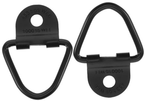 BUGUUYO 2 Pezzi D Carbonio per Fissaggio Carico su Rimorchi e Camion Ancoraggio Incassato Resistente per Cinghie e Carichi Pesanti per Rimorchi e Veicoli Commerciali