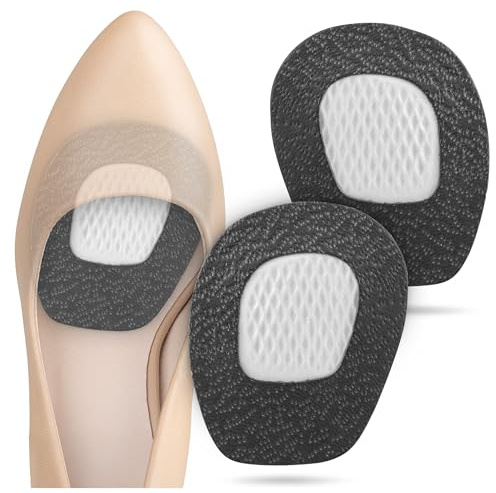SULPO Semelles en cuir avec coussin en latex pour talons aiguilles et talons semelles adhésives pour sandales 1 paire