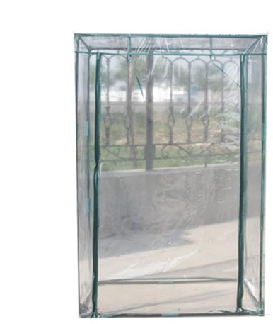 ETUCYNG Serra da Giardino PVC Serra da Balcone Tunnel 100x50x150cm Tavolo per Piante per Pomodori E Piante con Copertura Traspirante Ideale per Balcone E Protezione dal Freddo